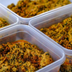 2 BIG BOWLS OF SAME SOUP 